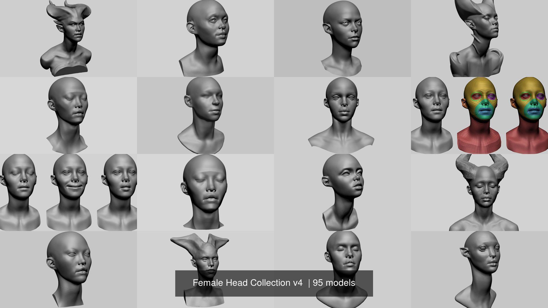 Female Head Collection v4  _6