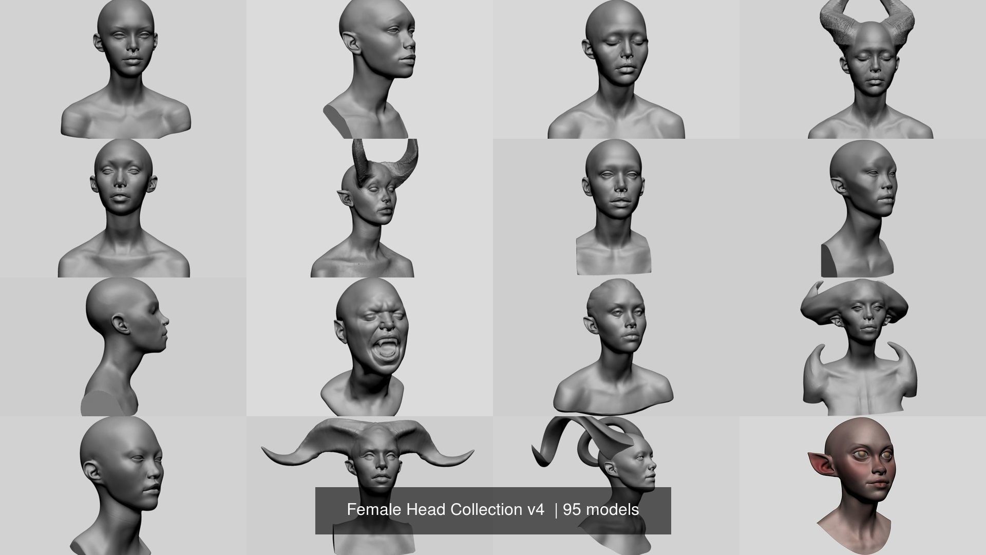 Female Head Collection v4  _4