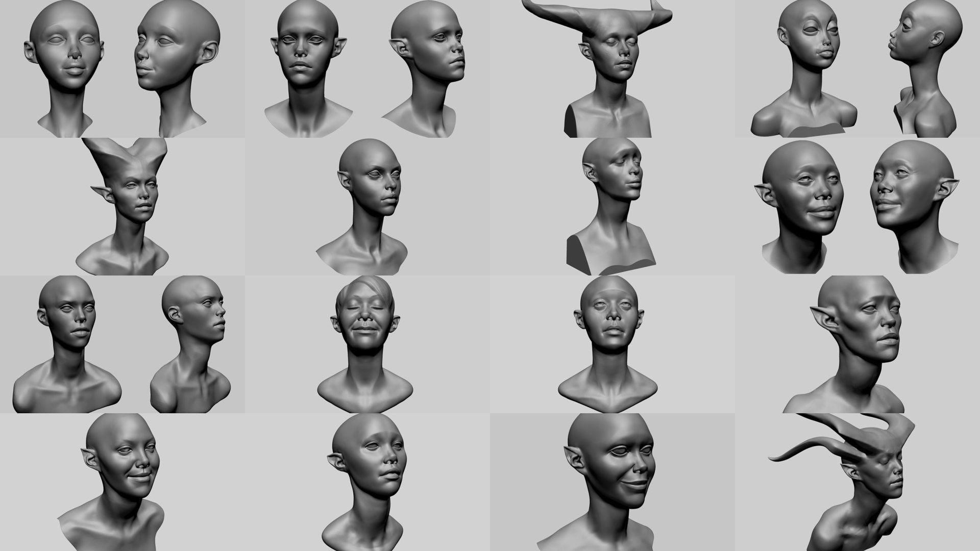 Female Head Collection v4  _7