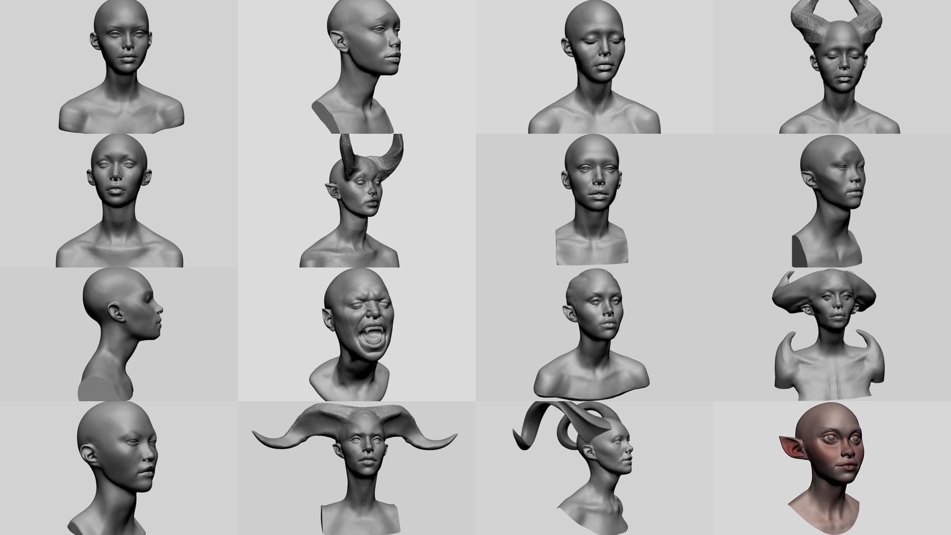Female Head Collection v4  _3