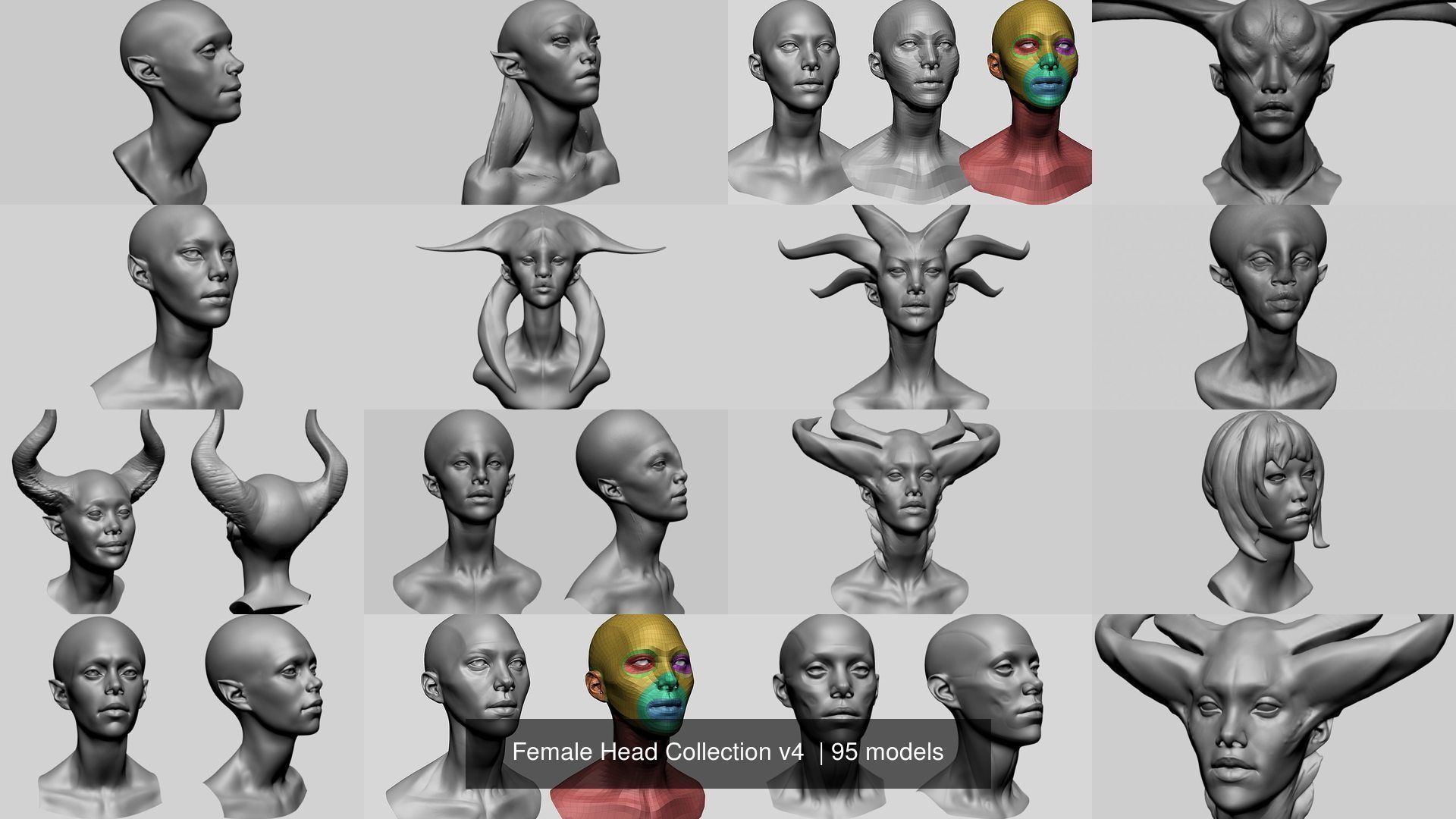 Female Head Collection v4  _10
