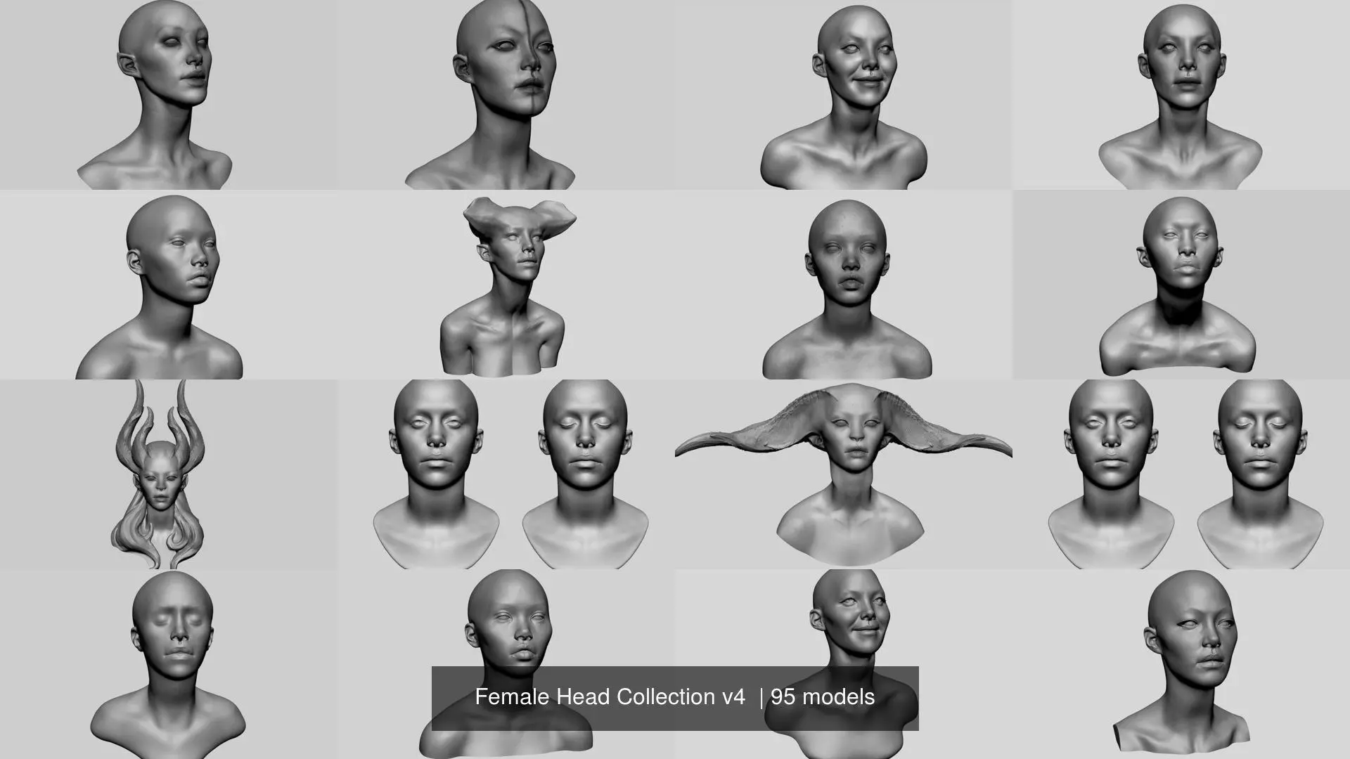 Female Head Collection v4  _0
