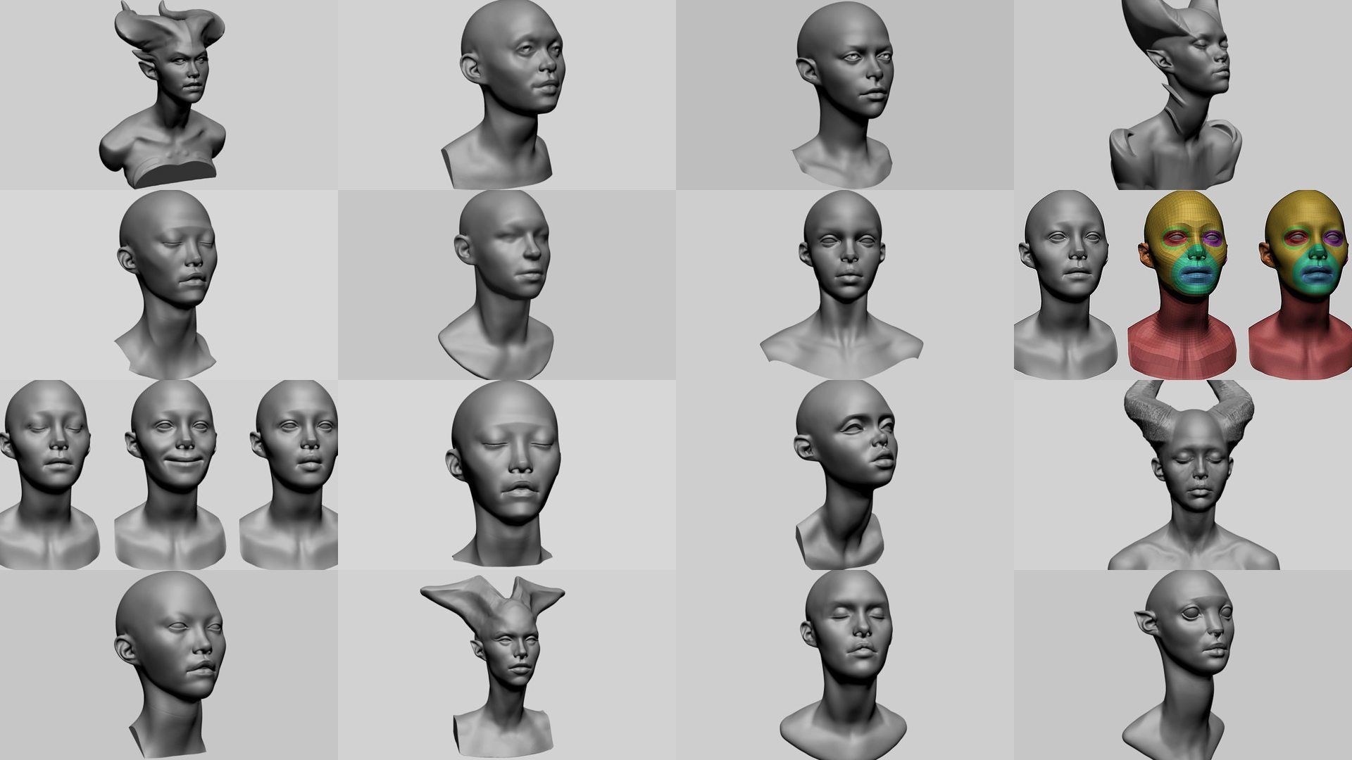 Female Head Collection v4  _5