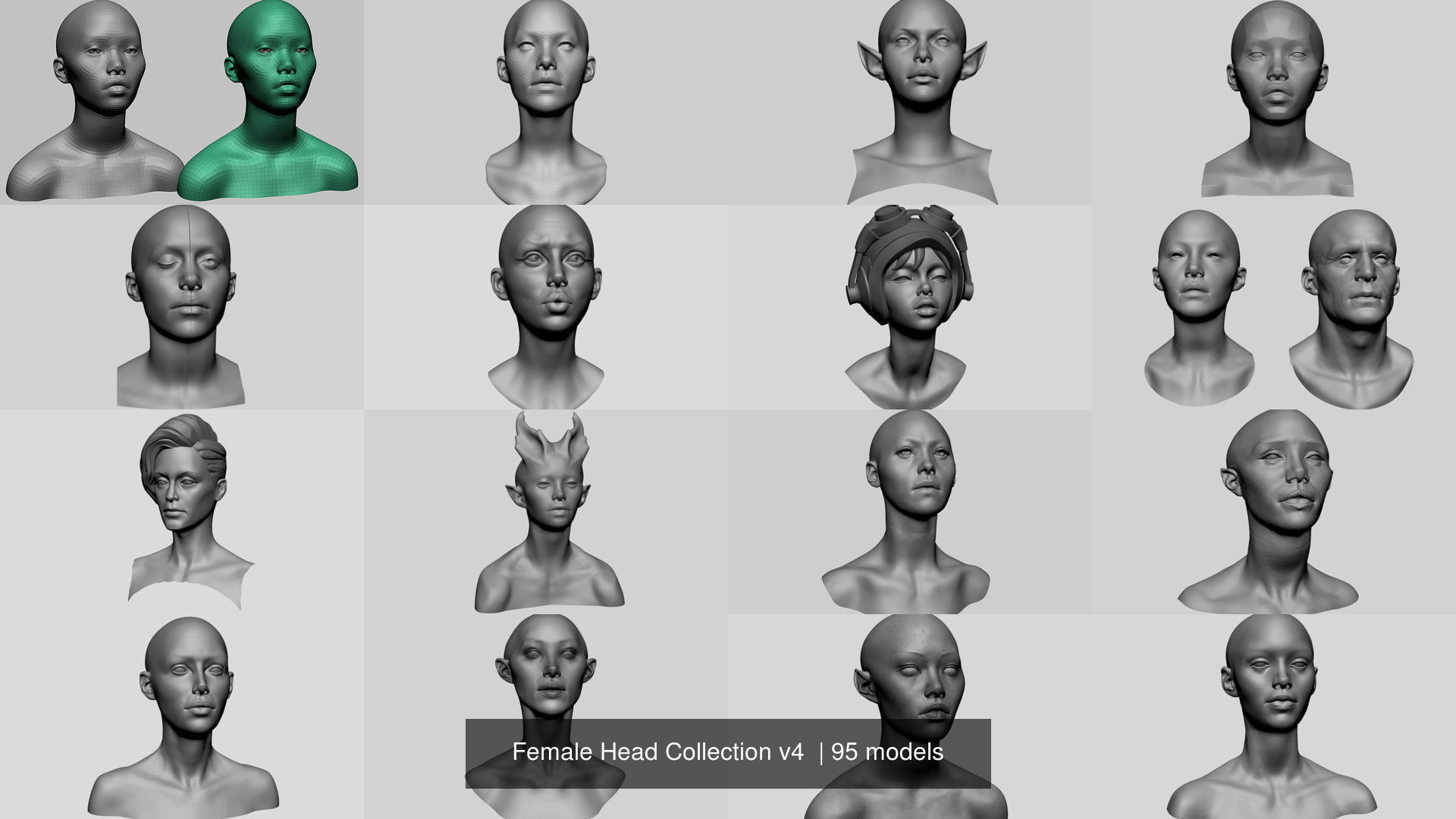 Female Head Collection v4  _2