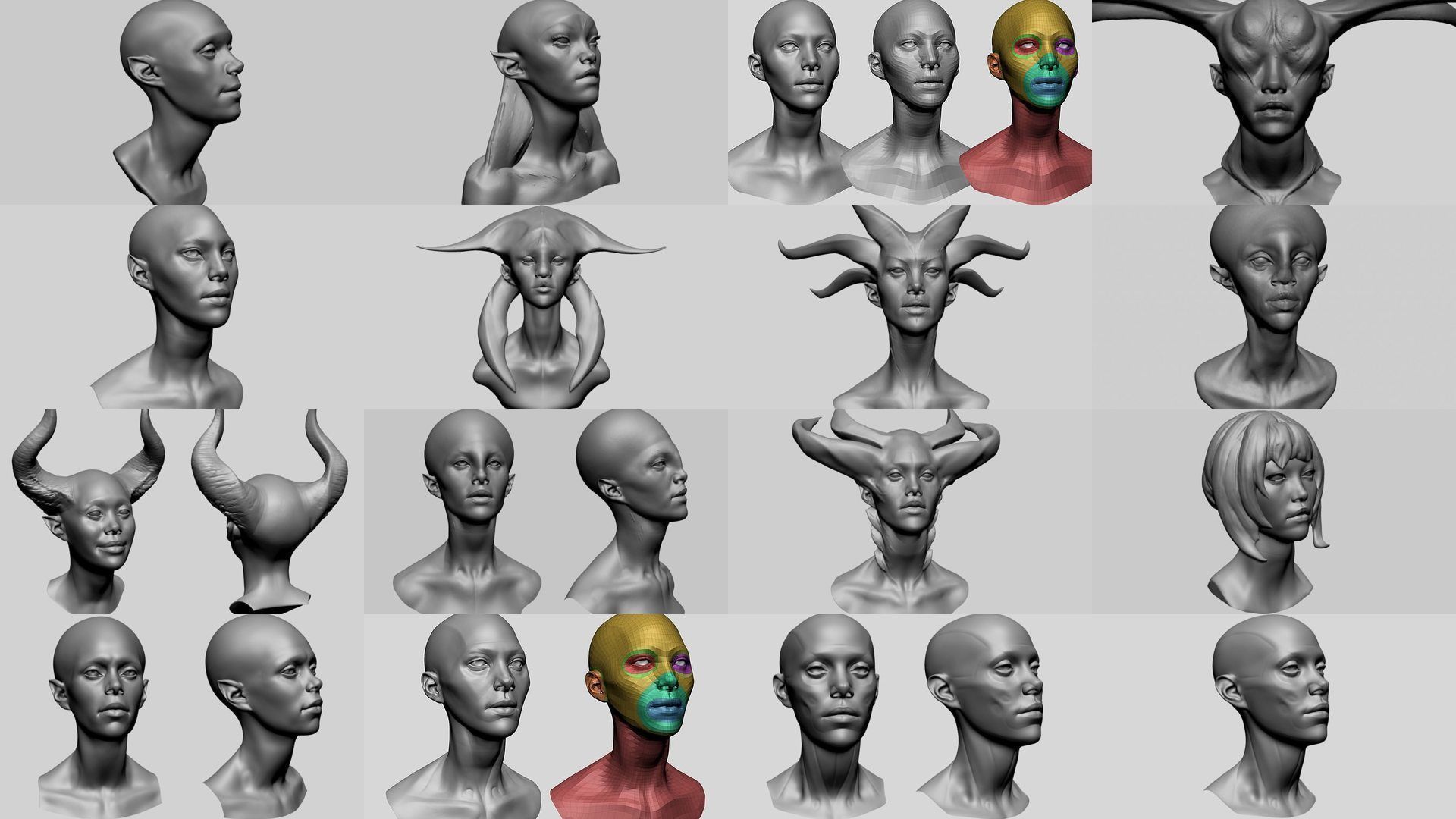 Female Head Collection v4  _9