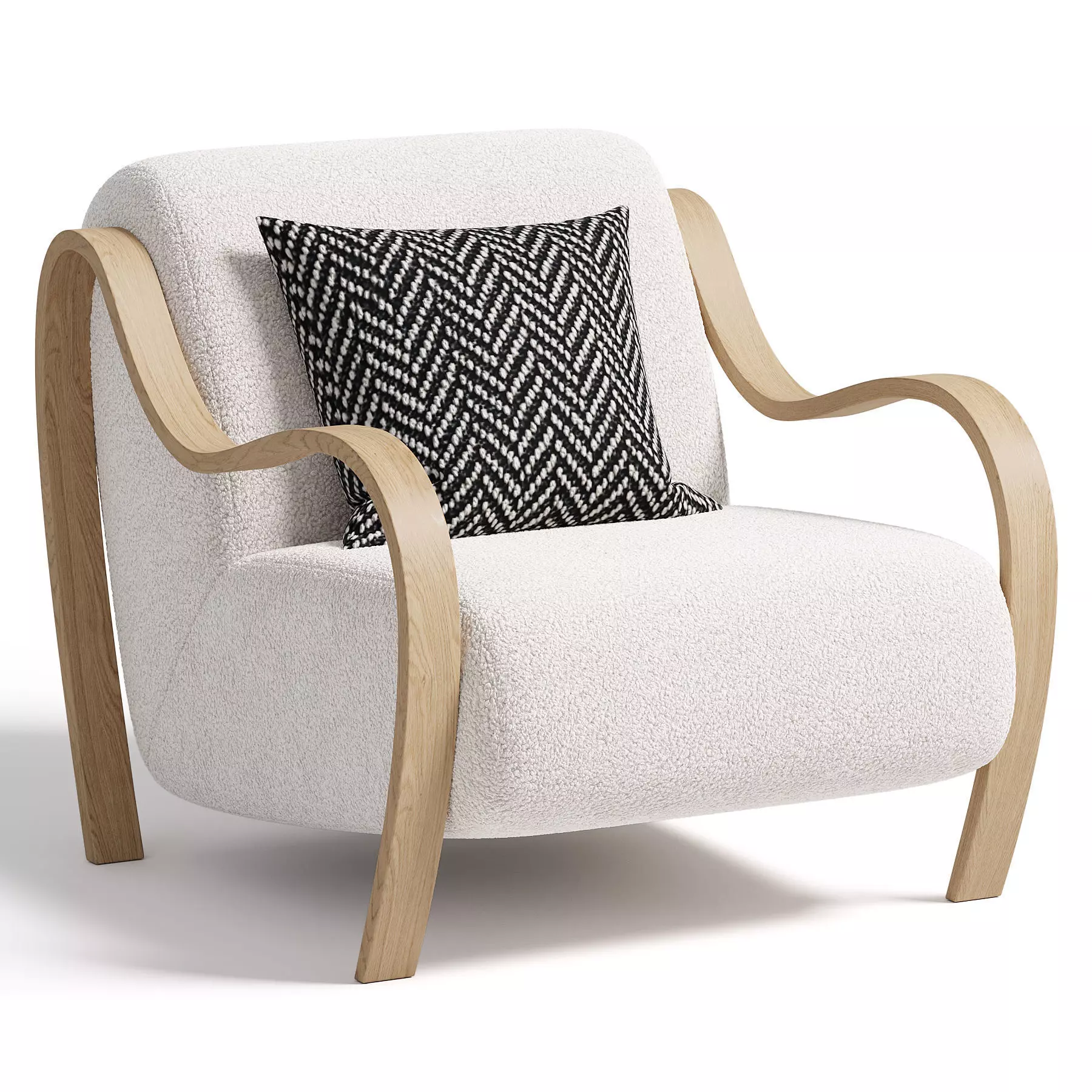 Bisou Accent Chair 3D model