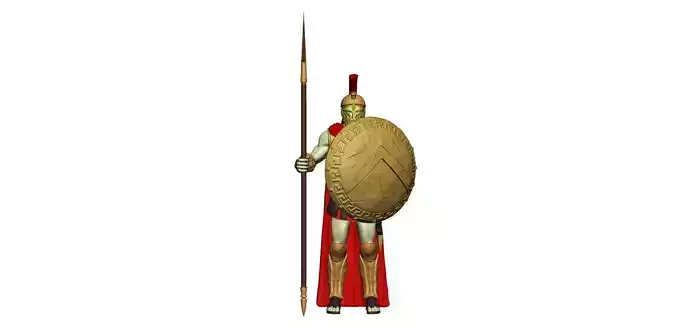 Spartan 3 Third set Heavy spartan army 3D print model