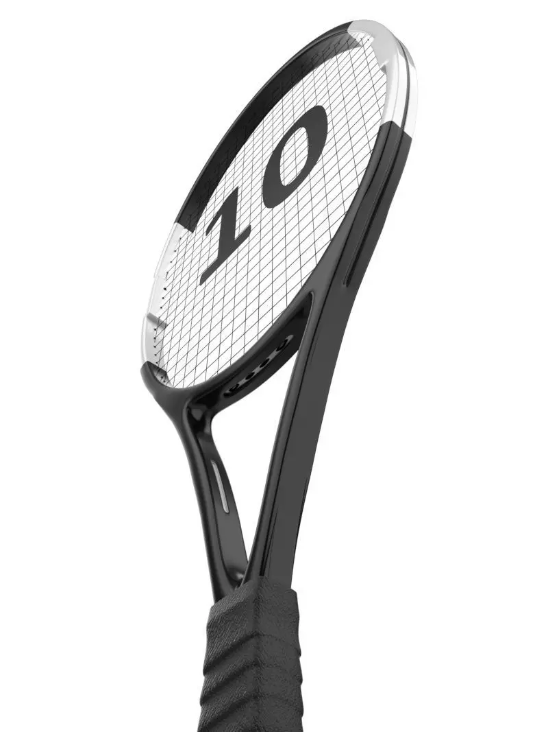 Badminton Racket and Shuttlecock 3D model Low-poly 3D model_0