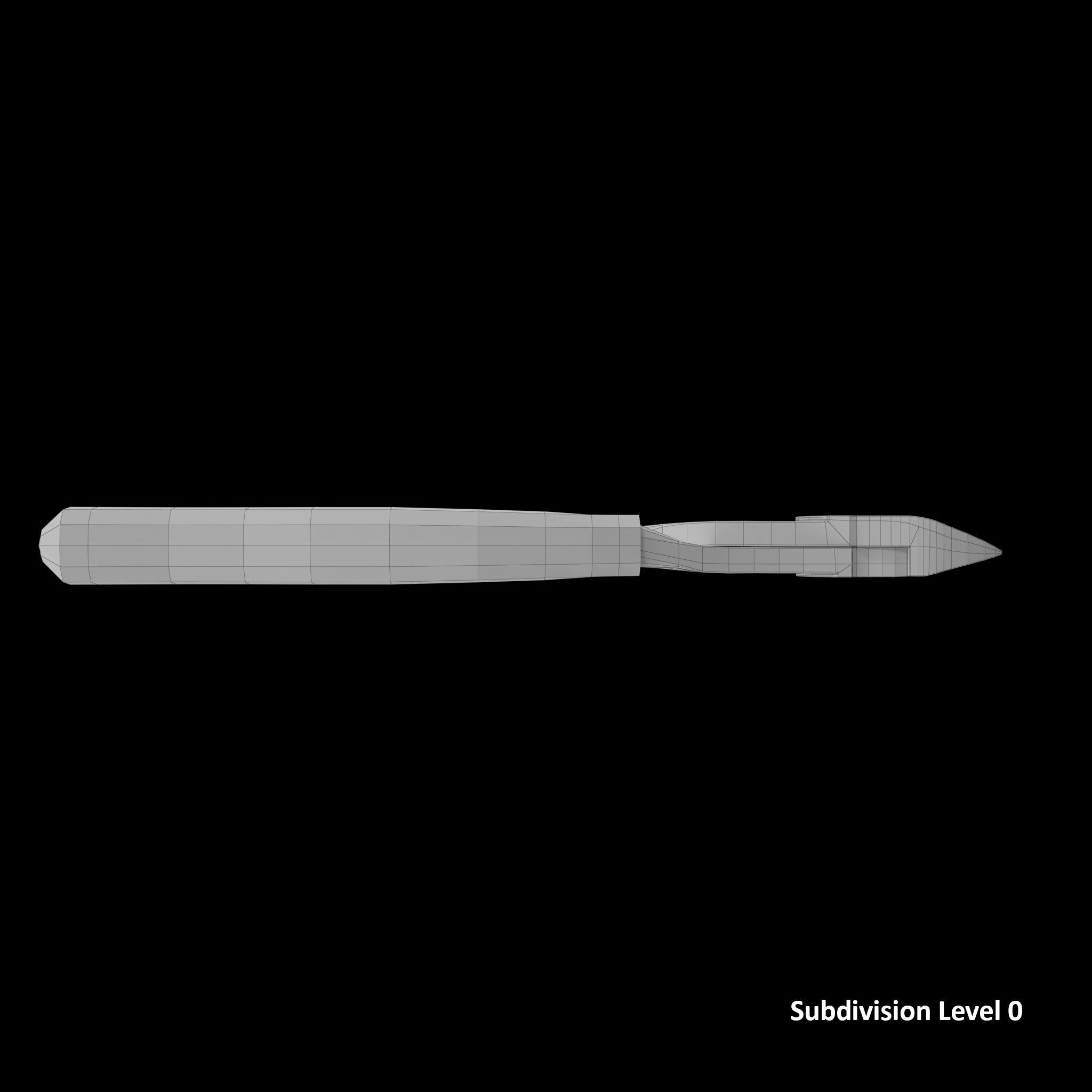 Vector Edge 6 Diagonal Cutter Low-poly 3D model_18