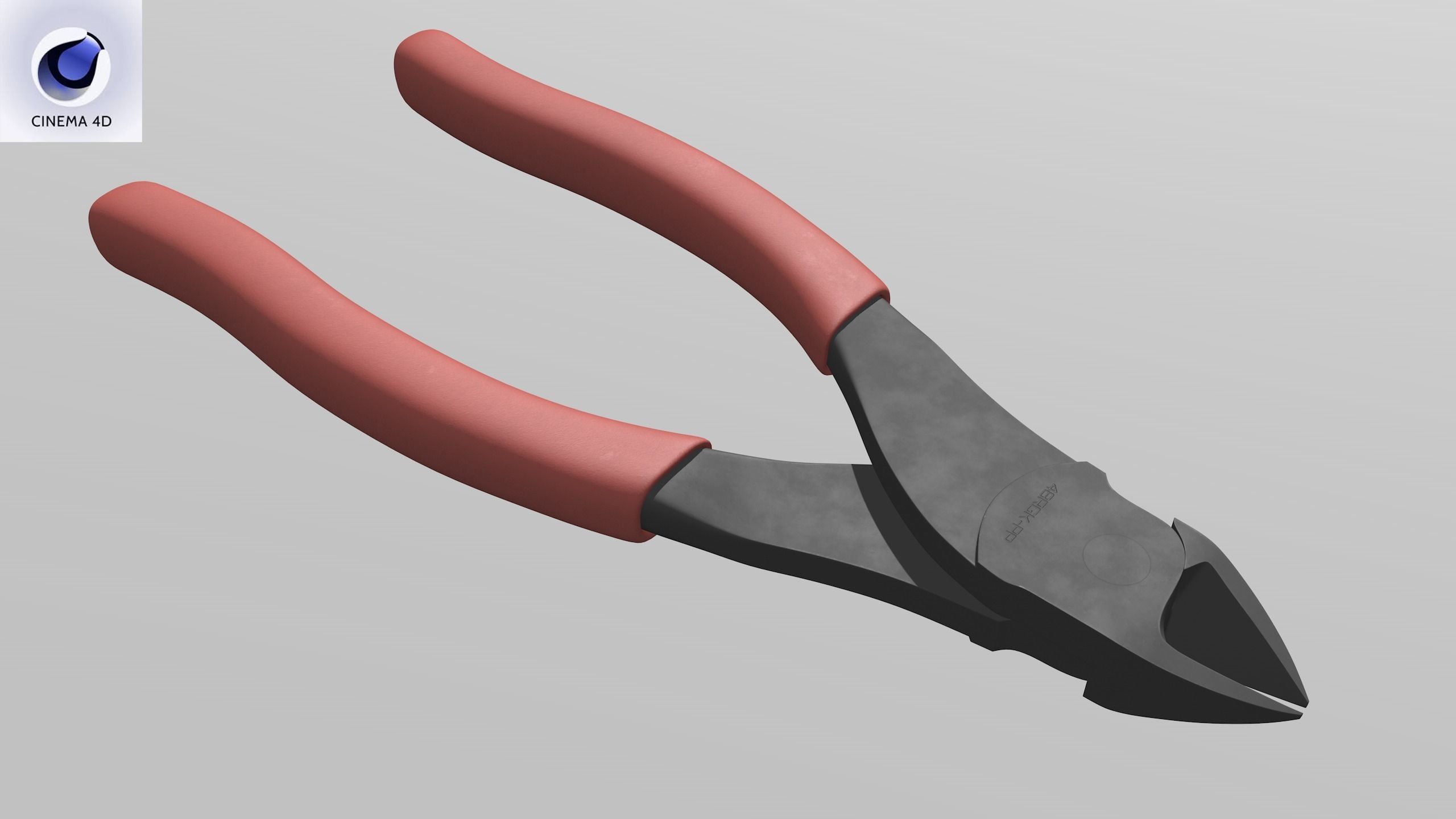 Vector Edge 6 Diagonal Cutter Low-poly 3D model_30