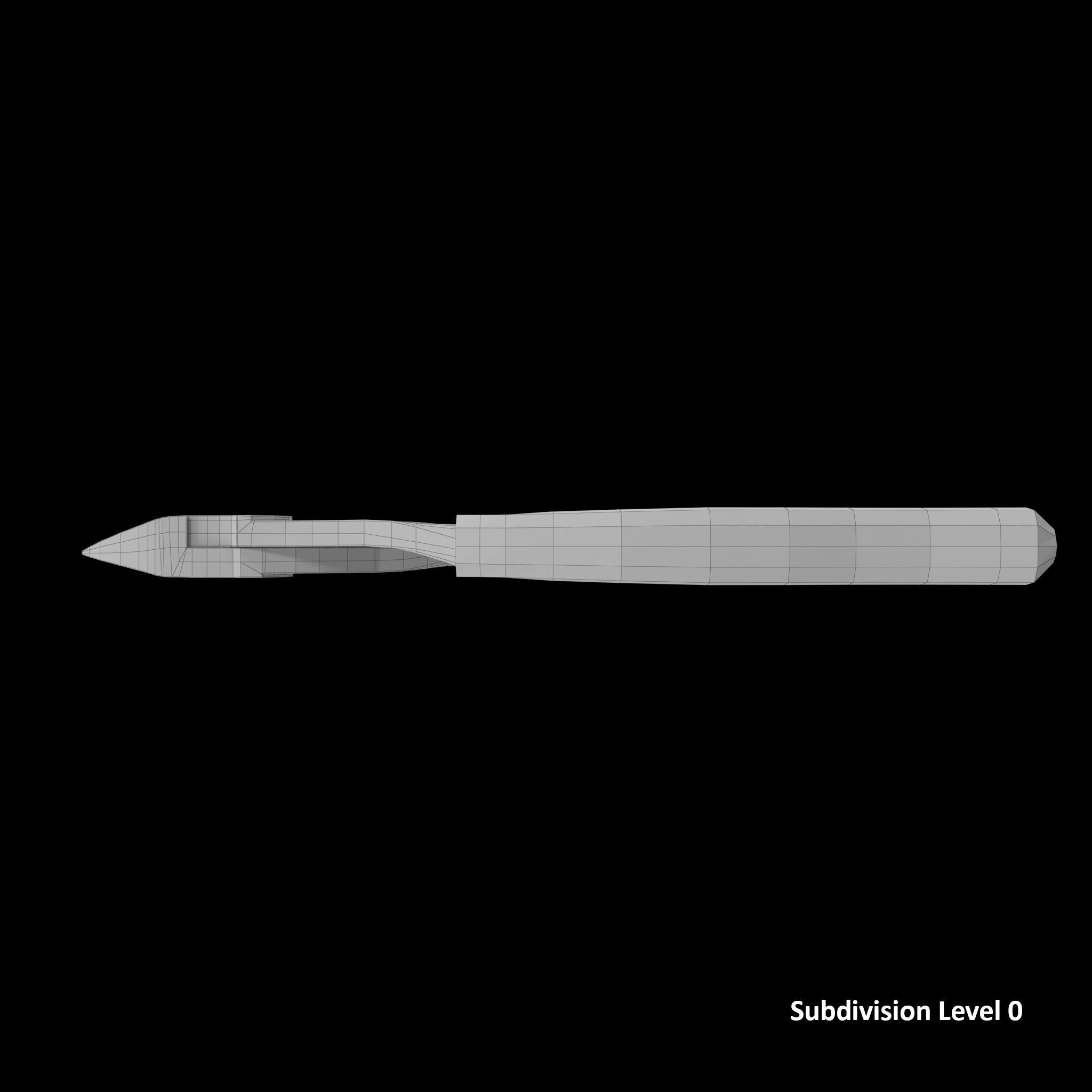 Vector Edge 6 Diagonal Cutter Low-poly 3D model_14