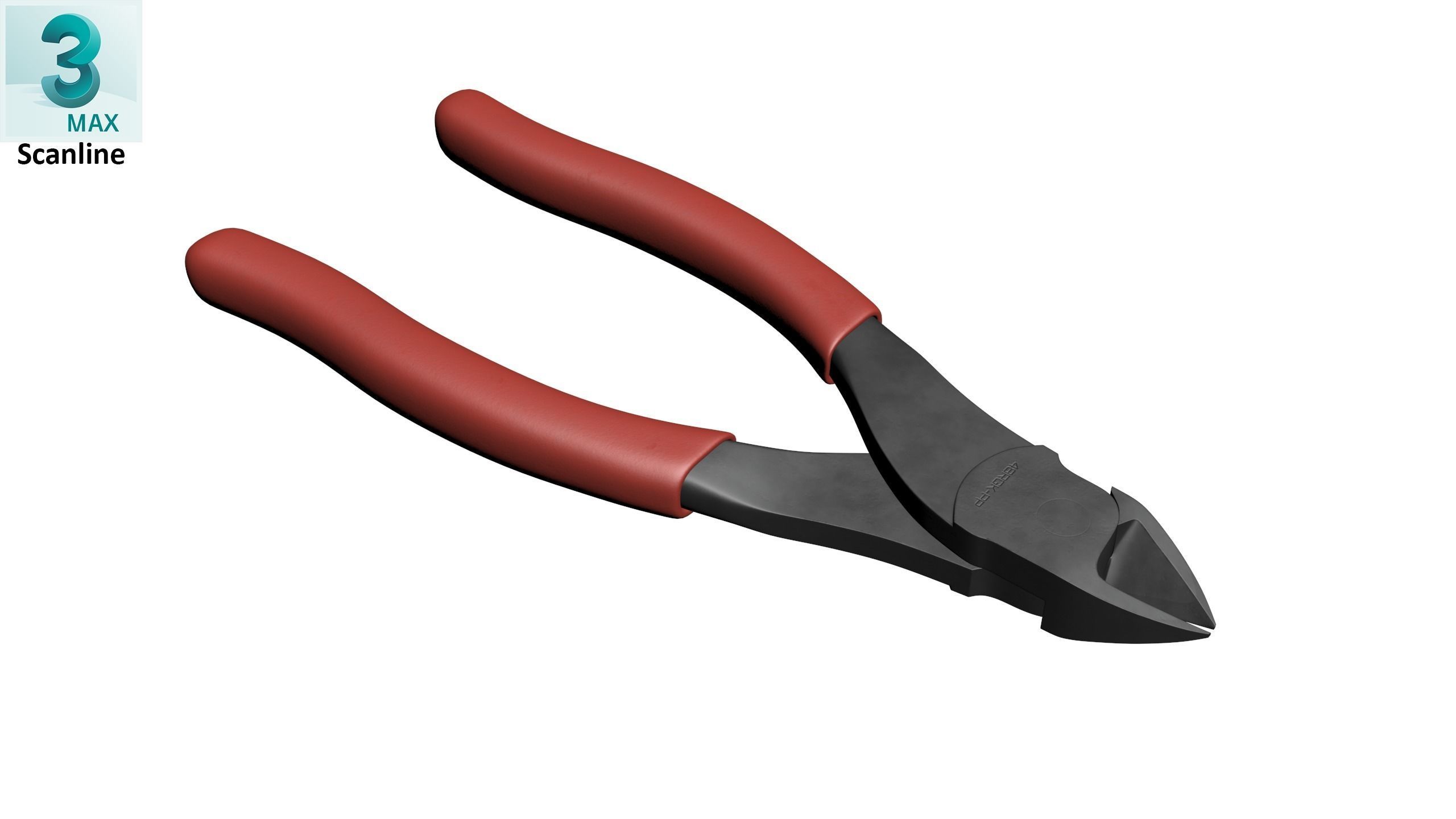 Vector Edge 6 Diagonal Cutter Low-poly 3D model_26