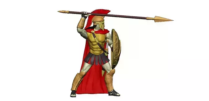 Spartan 10 Third set Heavy spartan army 3D print model
