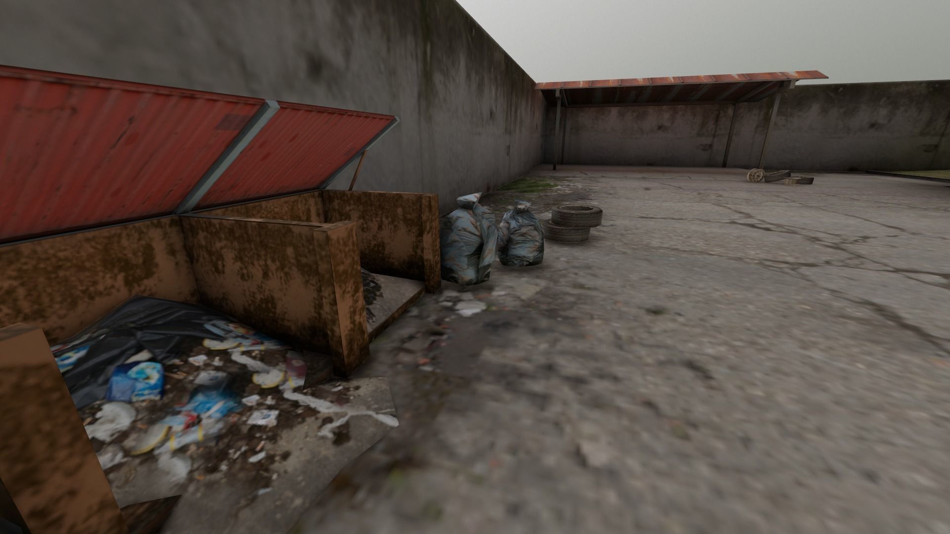 Abandoned Hospital  Low-poly 3D model_6