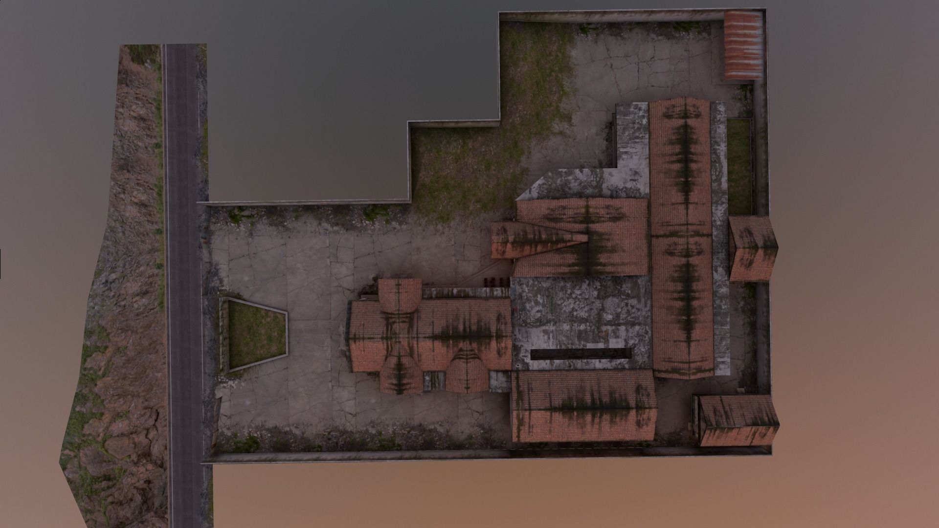 Abandoned Hospital  Low-poly 3D model_5