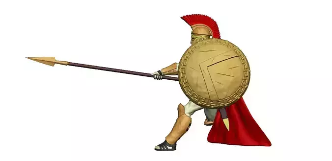 Spartan 11 Third set Heavy spartan army 3D print model