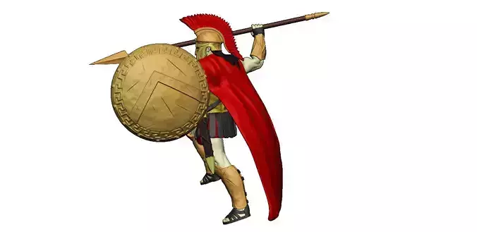 Spartan 14 Third set Heavy spartan army 3D print model