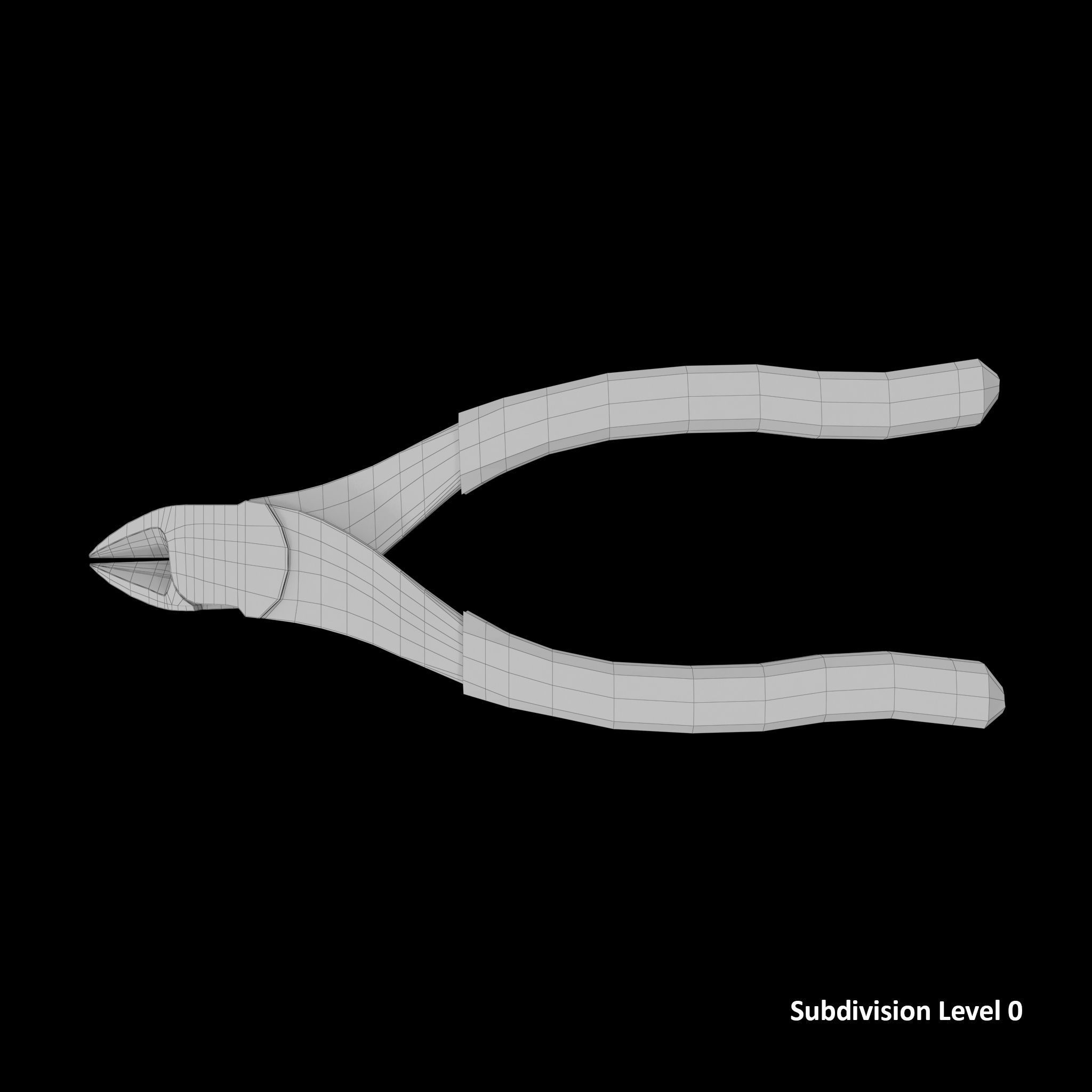 SO Vector Edge 6 Diagonal Cutter Low-poly 3D model_8