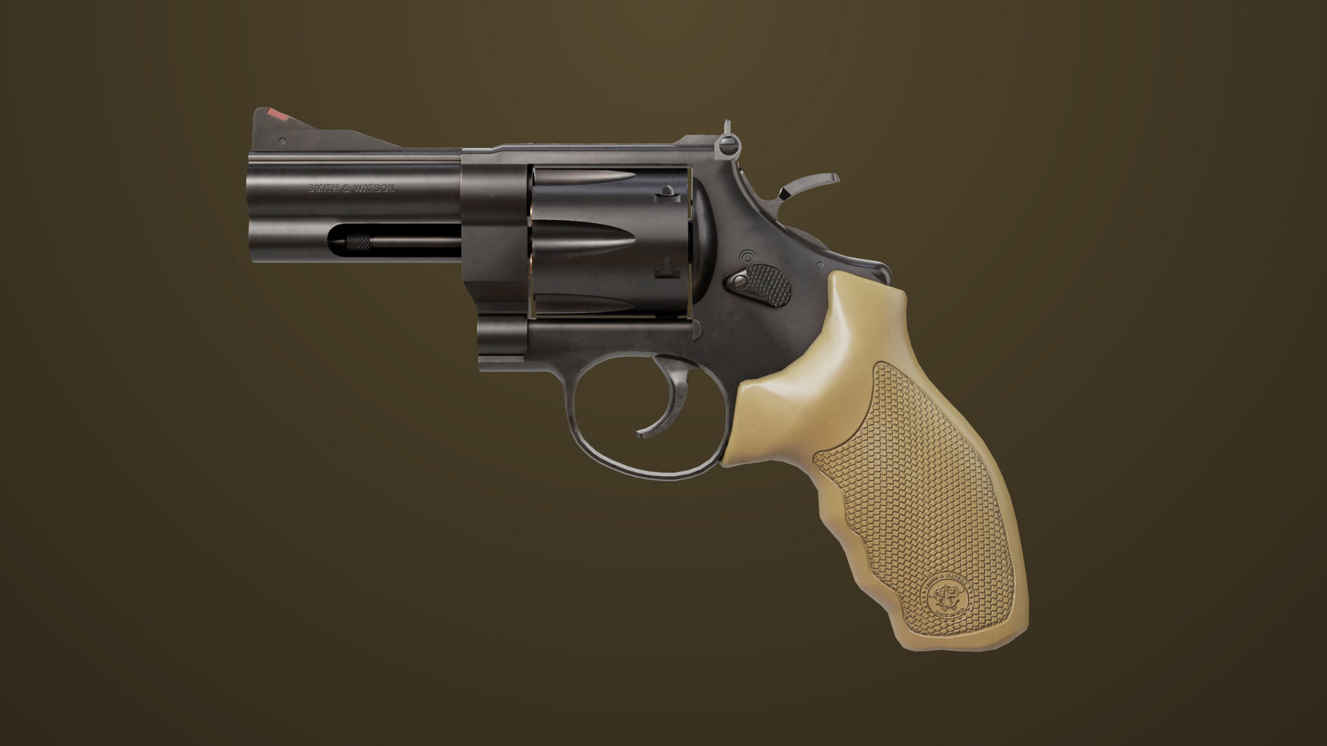 7 Black Revolvers Collection All PBR Unity UE Textures Included _21