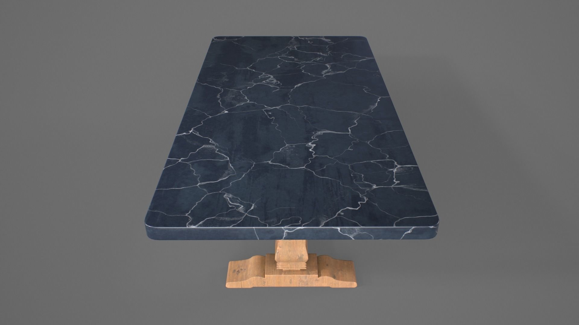 Georgian Architectural Marble Table Low-poly 3D model_3