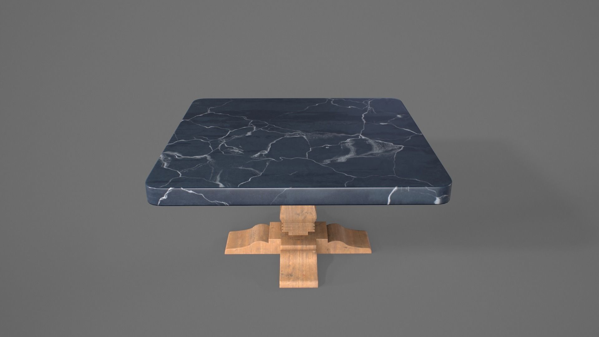 Georgian Architectural Marble Table Low-poly 3D model_8