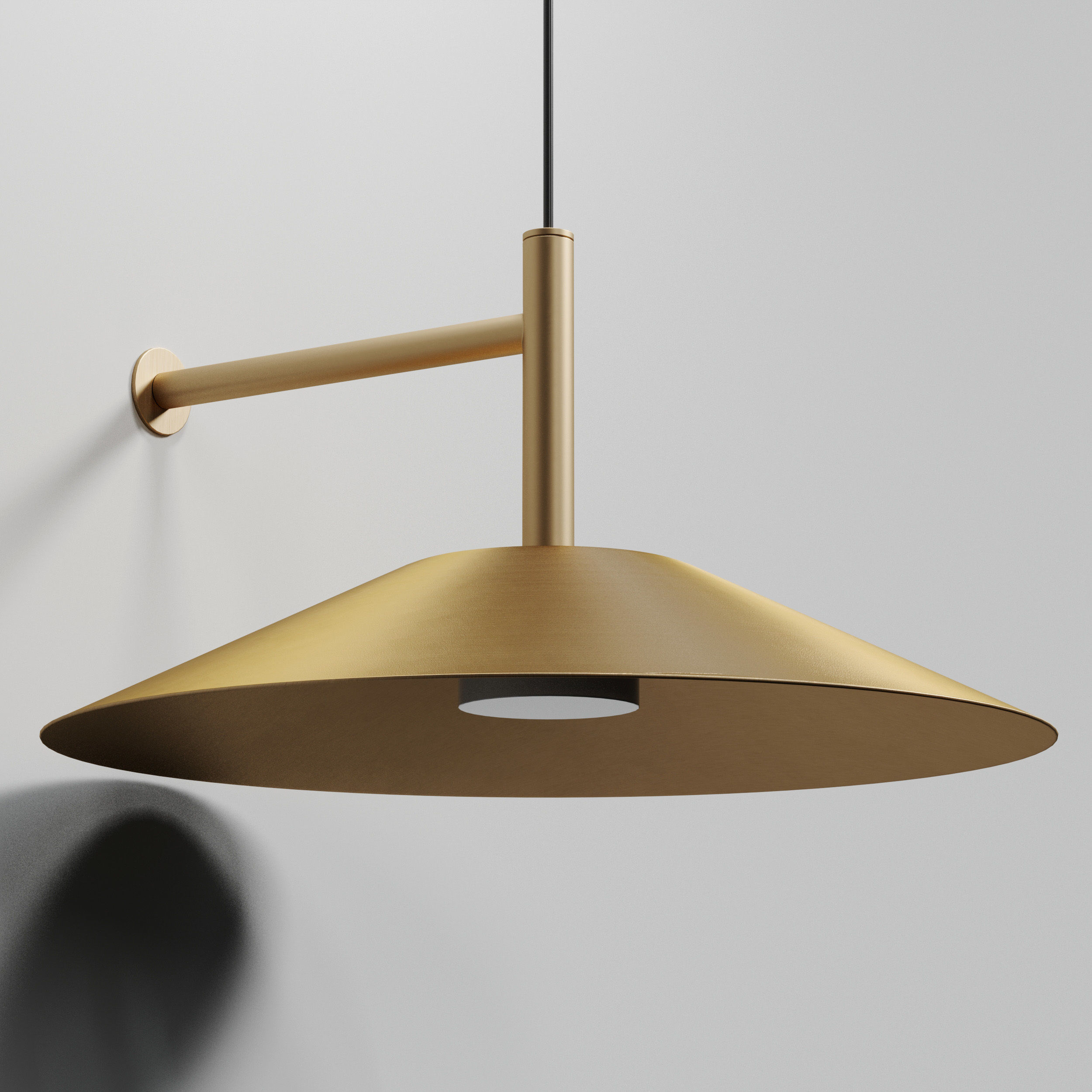 LEDS C4 H LED pendant and wall LIGHT Low-poly 3D model_1