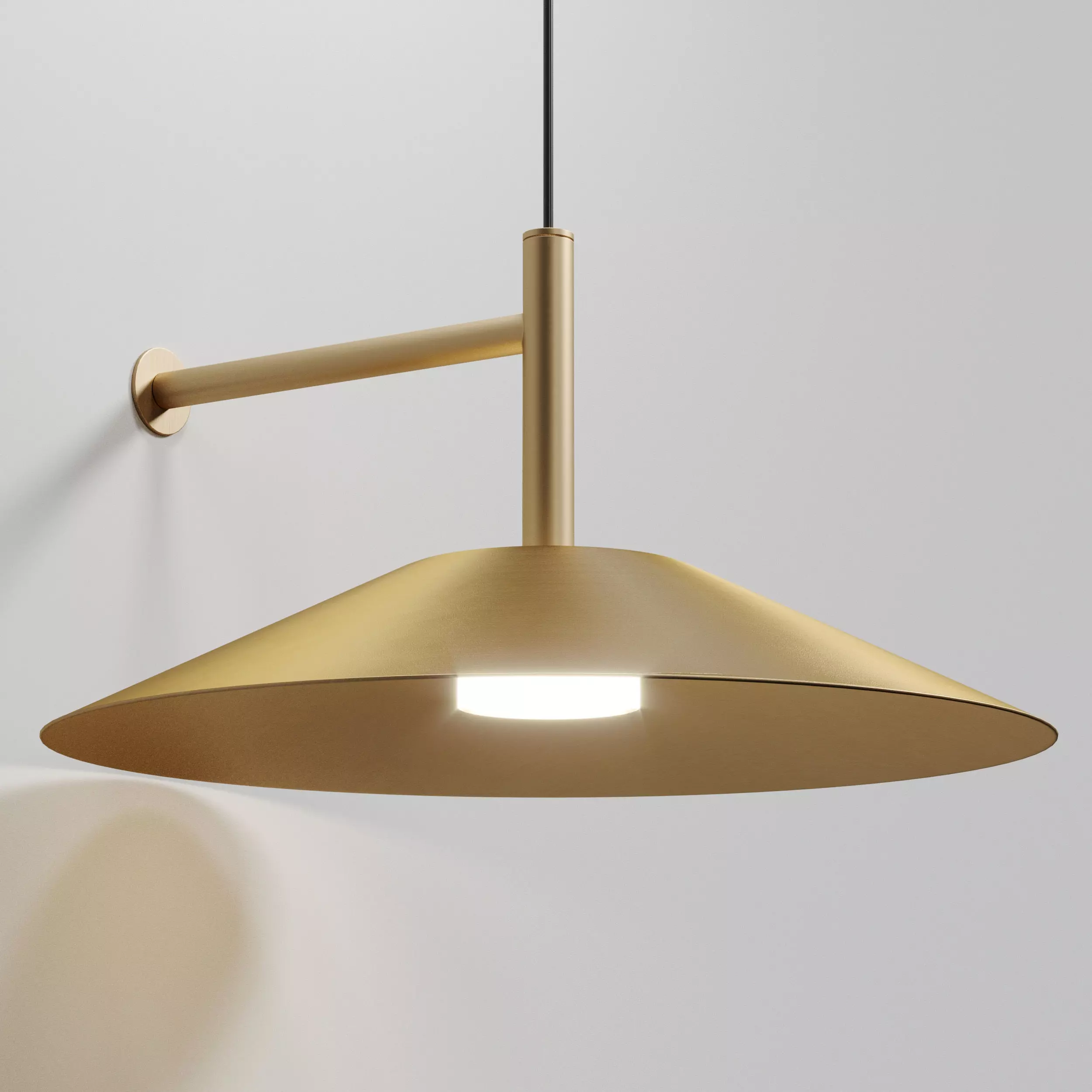 LEDS C4 H LED pendant and wall LIGHT Low-poly 3D model_0