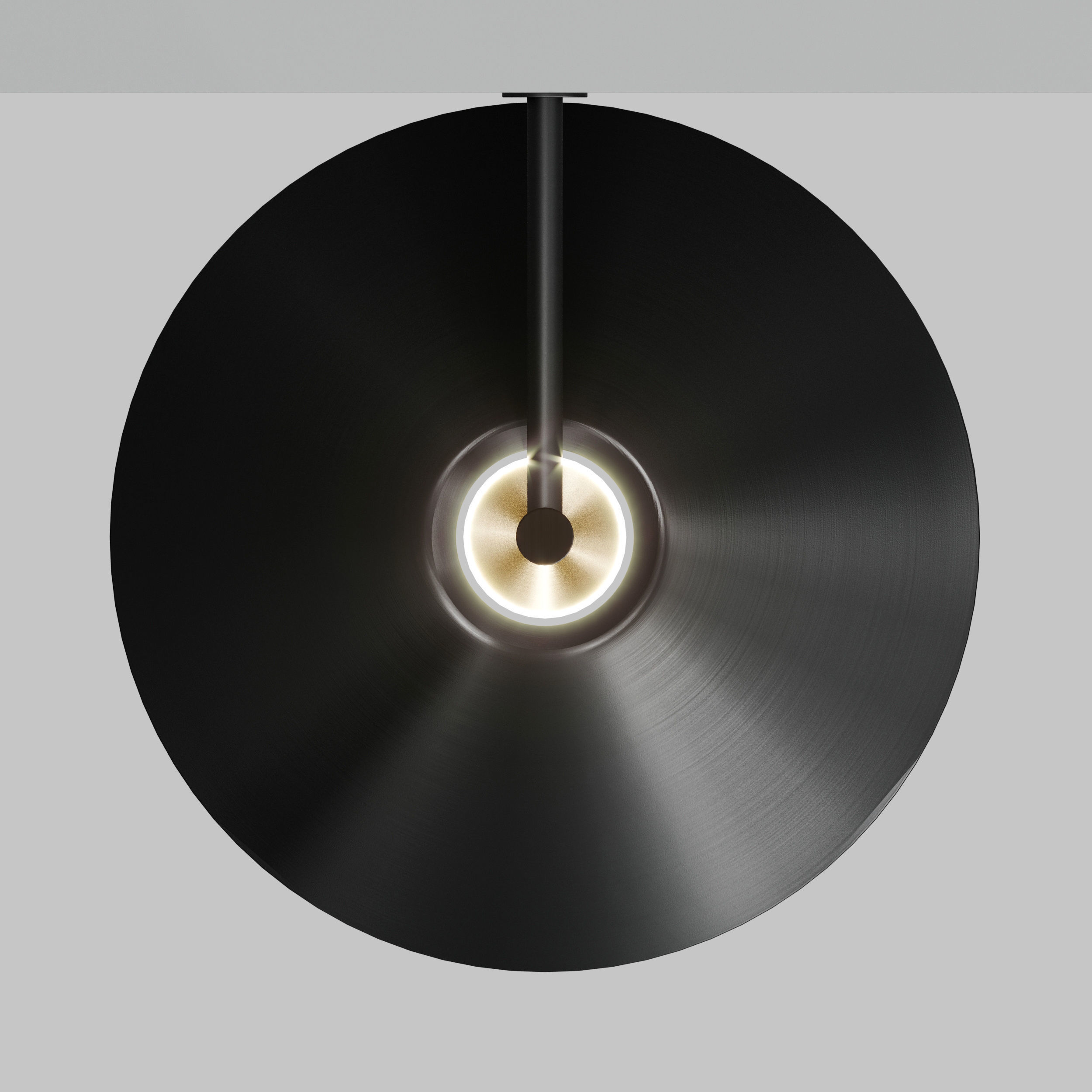 LEDS C4 H LED pendant and wall LIGHT Low-poly 3D model_4