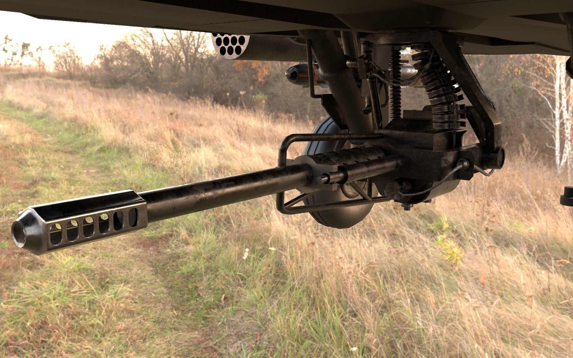 AH Apache 64 Low-poly 3D model_7