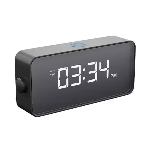 Digital Alarm Clock Low-poly 3D model