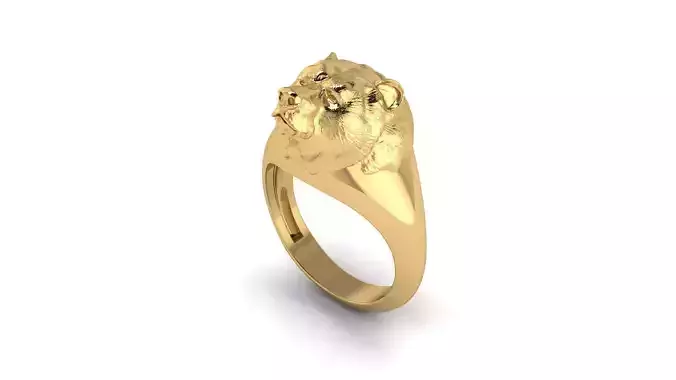 Bear Head Ring