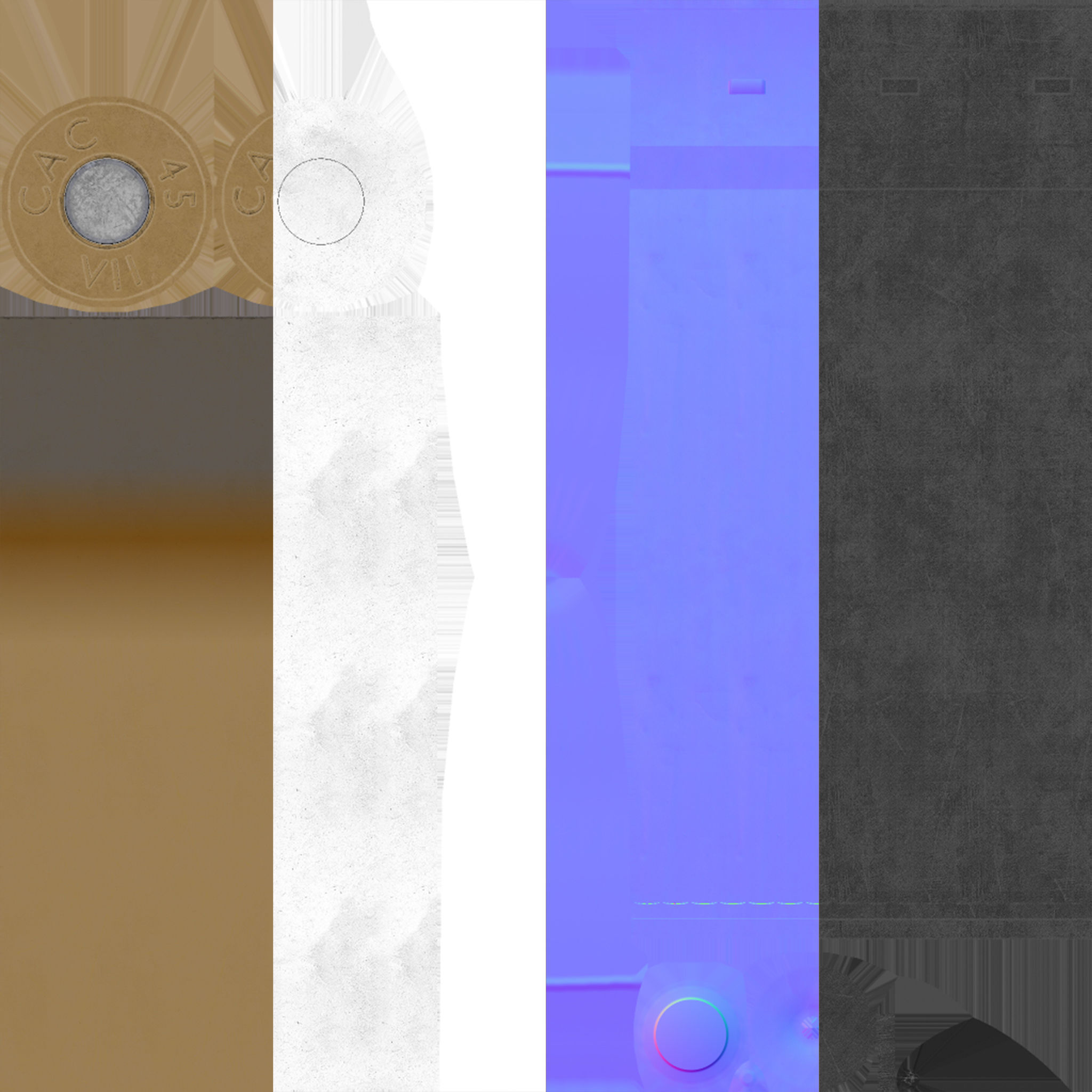 303 British Rifle Cartridge and Box Low-poly 3D model_8