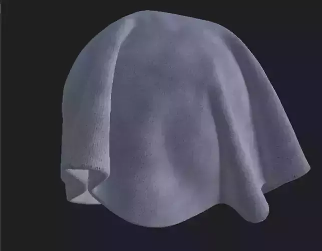 Velour textile material