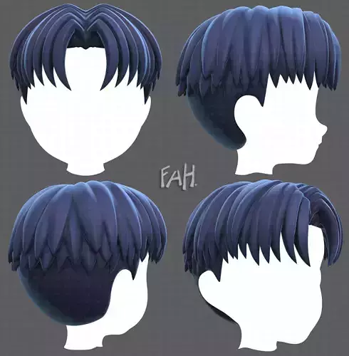 Base Hair for Boy V64