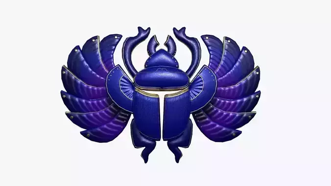 Khepri Mask A01 - Egyptian Gods Character Clothing Low-poly 3D model