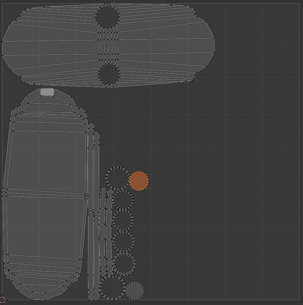 Rigged singing bass fish Low-poly 3D model_5