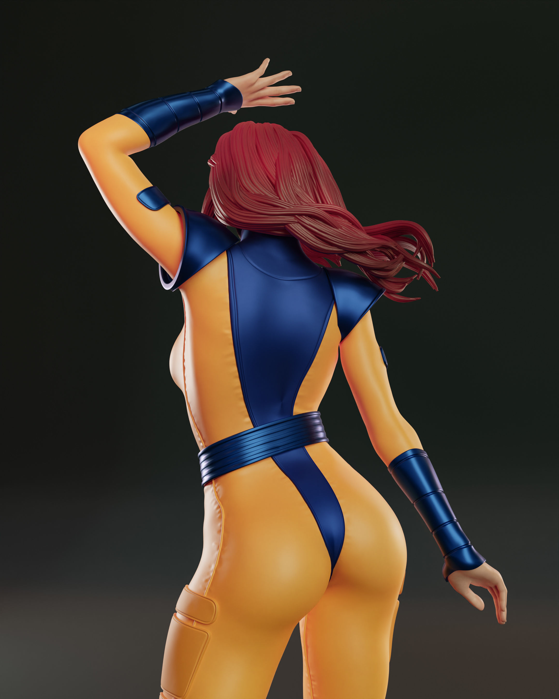 Jean Grey 3D print model_13