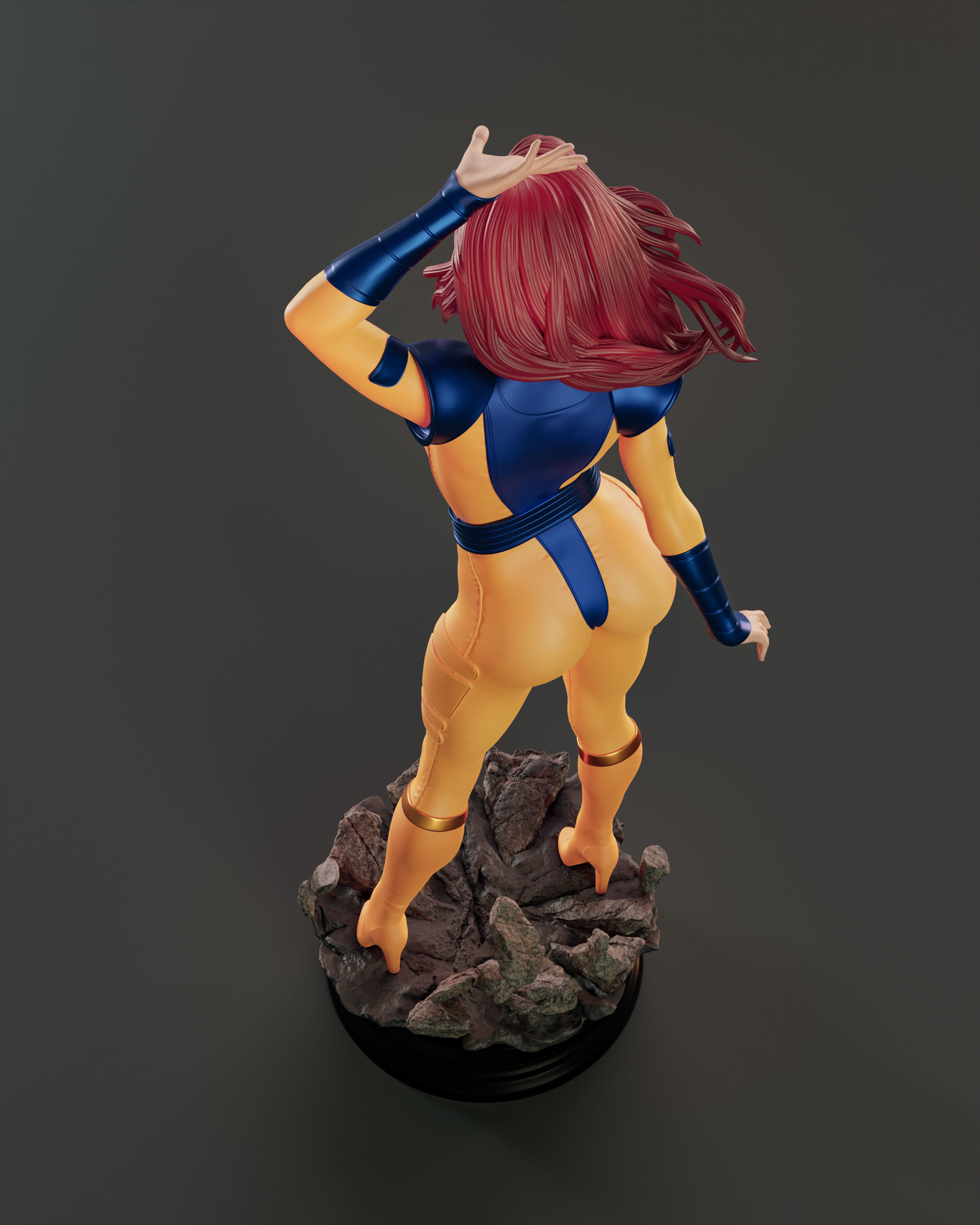 Jean Grey 3D print model_8