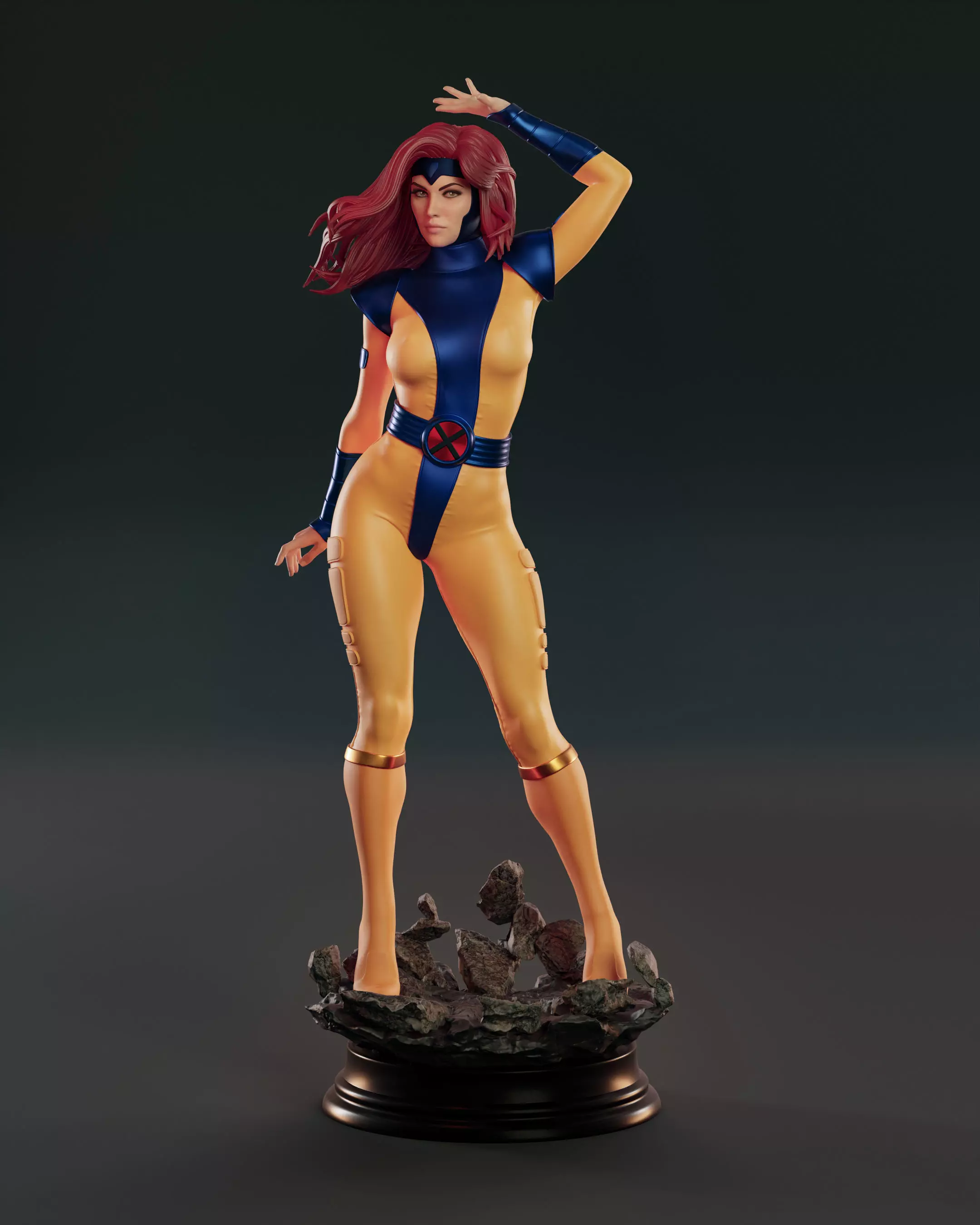 Jean Grey 3D print model_0