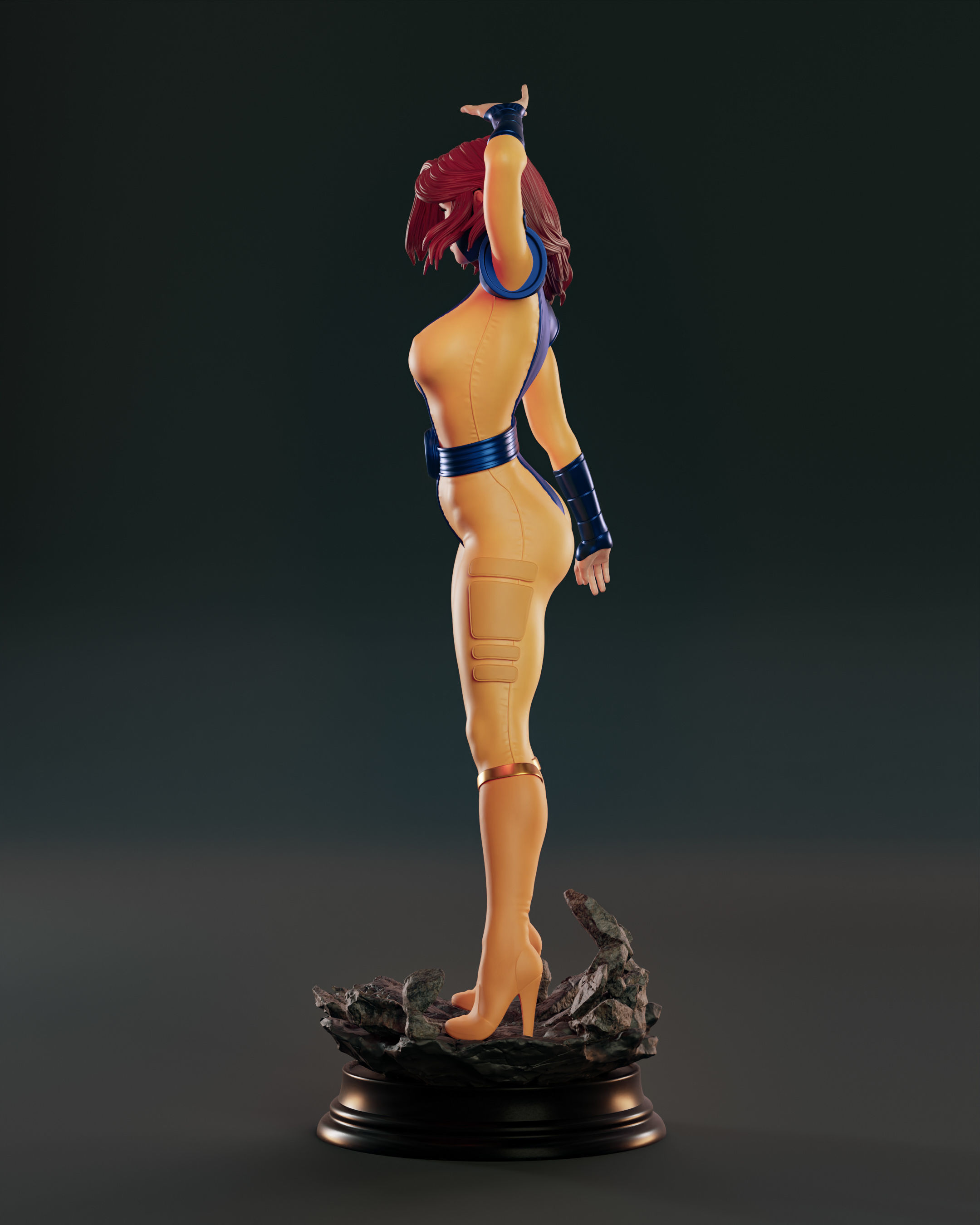 Jean Grey 3D print model_6