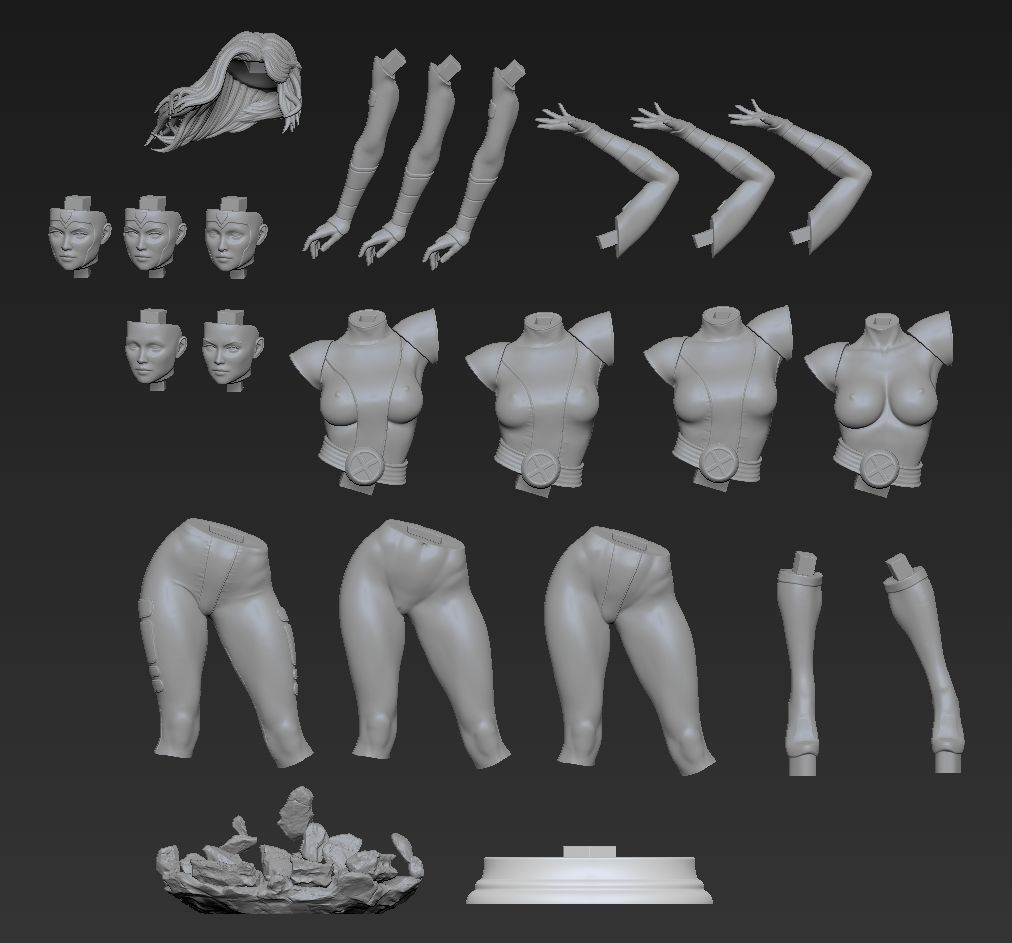 Jean Grey 3D print model_14