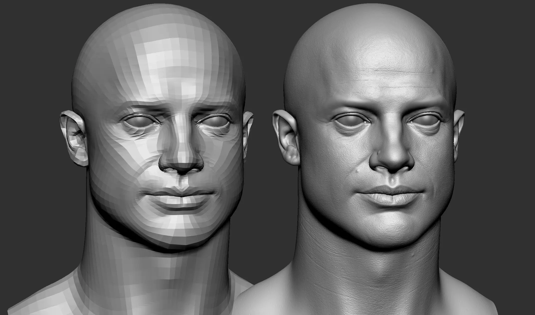 Brendan Fraser Head 3D model