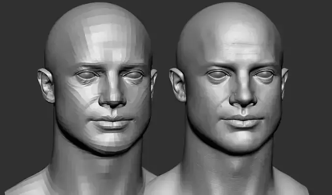 Brendan Fraser Head 3D model