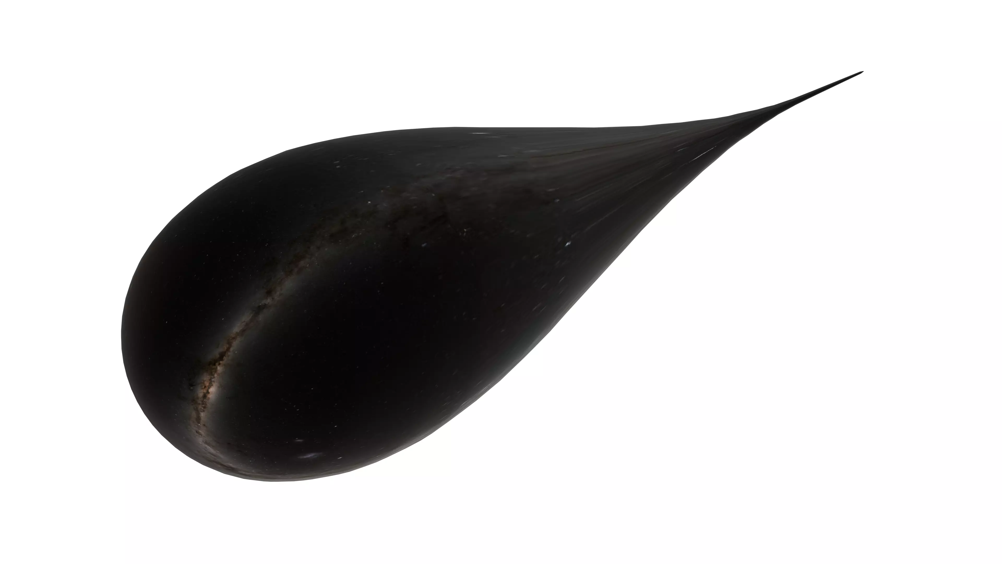 Trisolaran Droplet Probe - 3 Body Problem Alien Probe Waterdrop Low-poly 3D model_0