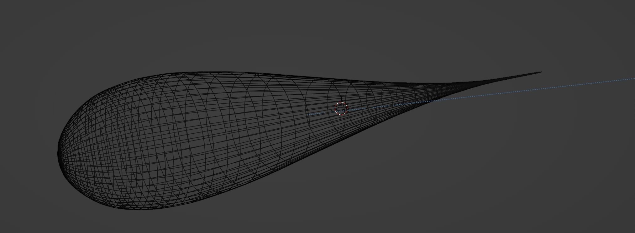 Trisolaran Droplet Probe - 3 Body Problem Alien Probe Waterdrop Low-poly 3D model_4