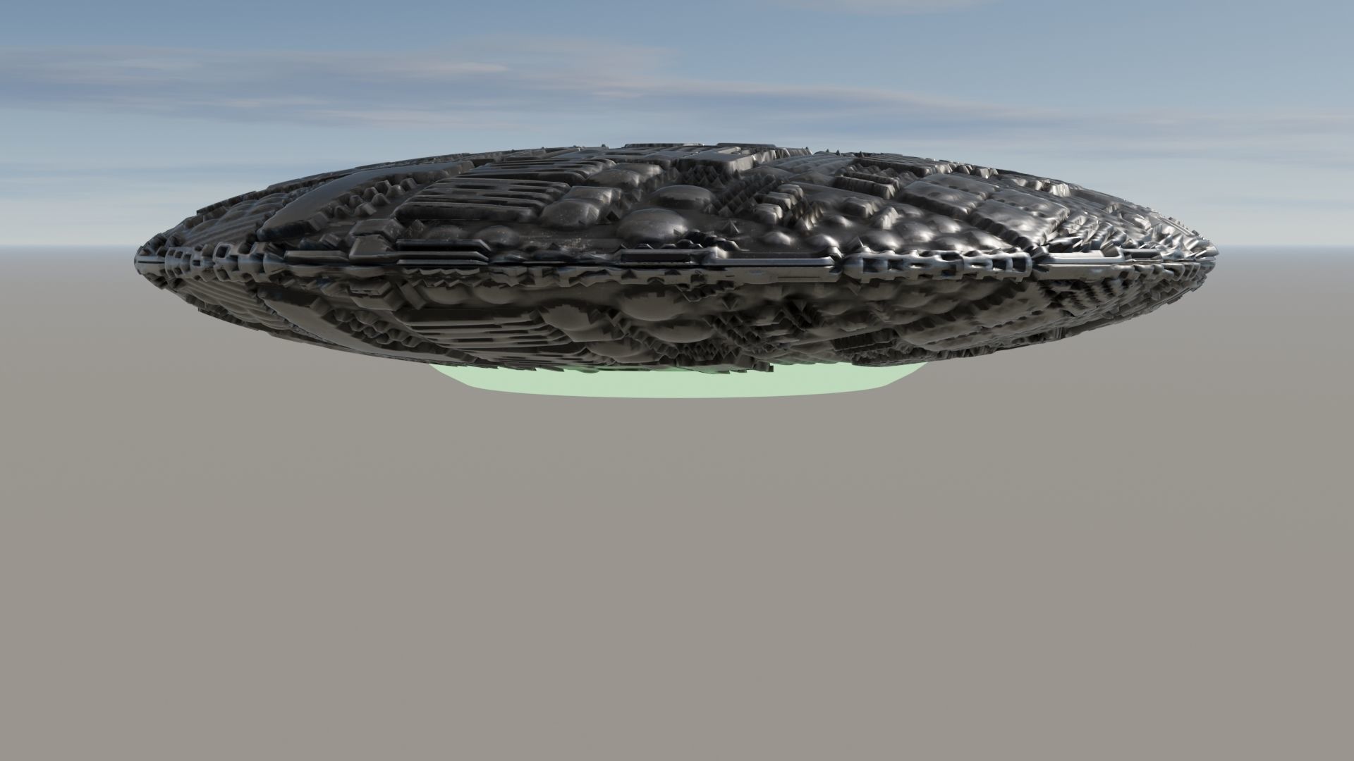 UFO 3D MODEL Low-poly 3D model_15