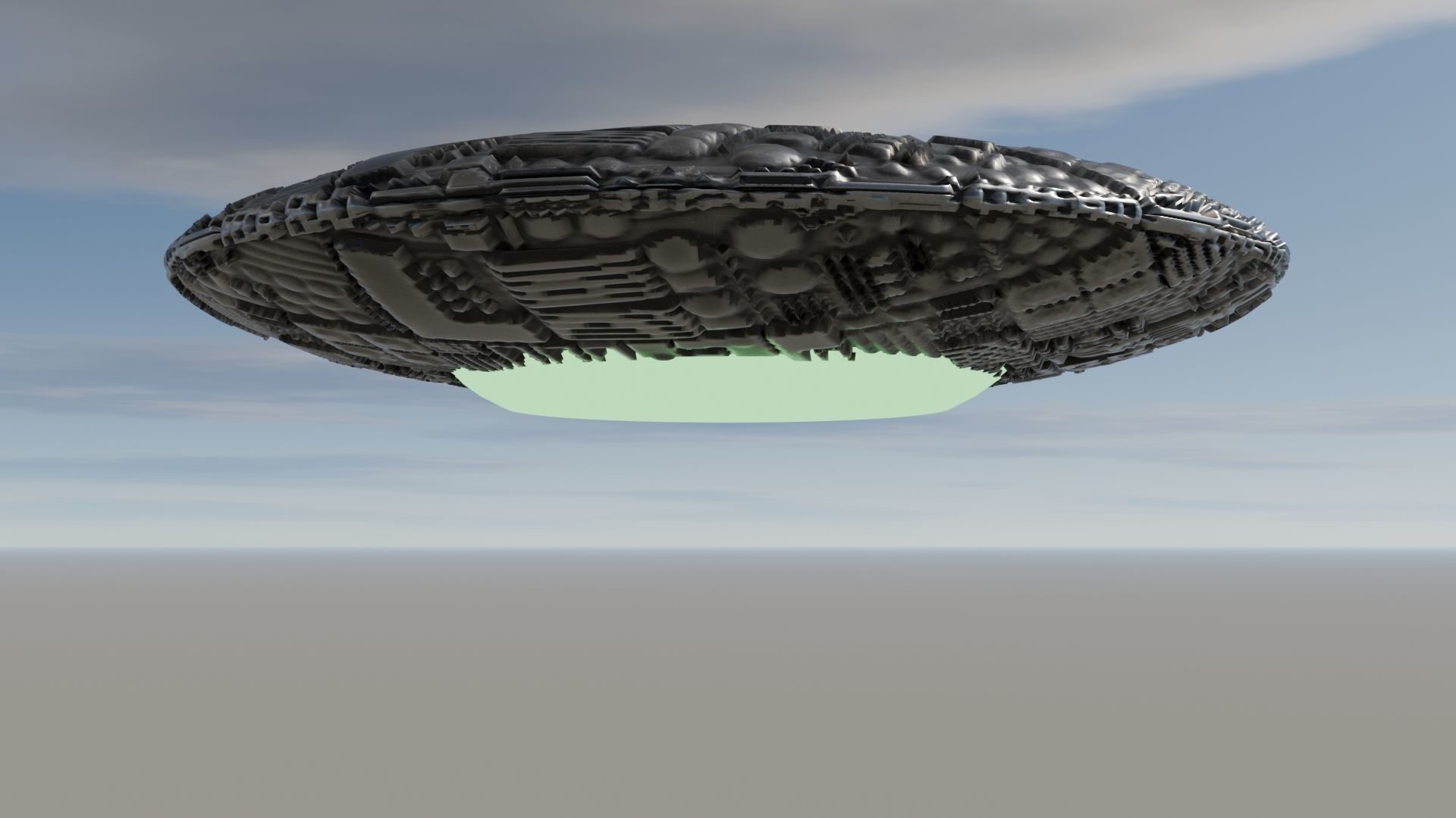 UFO 3D MODEL Low-poly 3D model_19