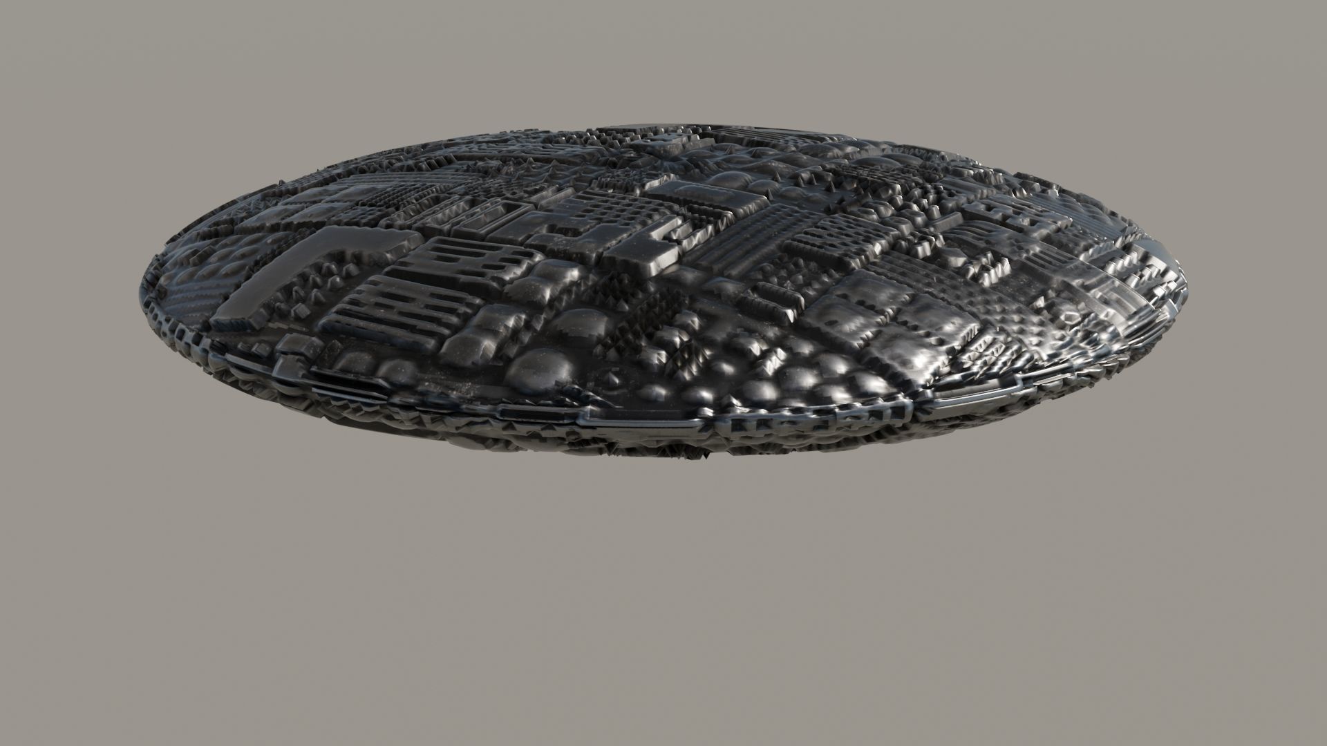 UFO 3D MODEL Low-poly 3D model_4