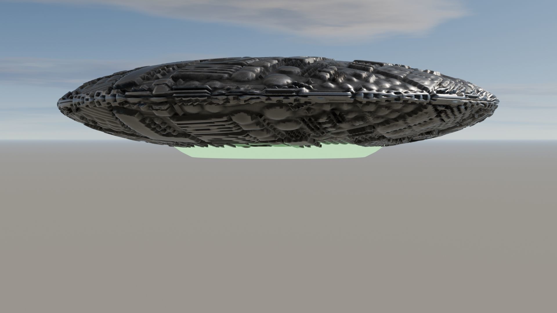 UFO 3D MODEL Low-poly 3D model_11
