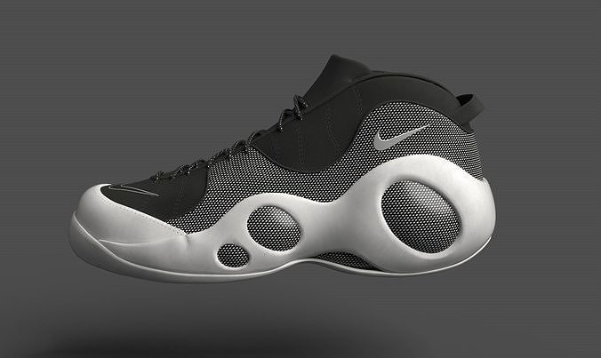 Nike Air Zoom Flight 95 Low-poly 3D model